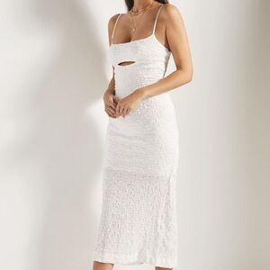 Gorgeous slimming White Sleeveless Dress by Sabina Musayev for Anthropologie